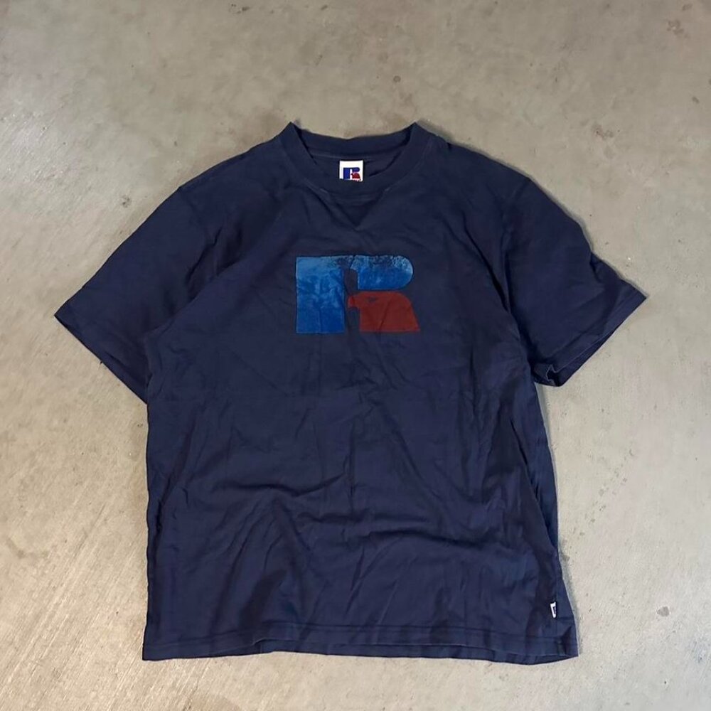 Vintage Blue Russell Athletics Shirt